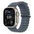 Apple Watch Ultra 3 GPS + Cellular 49mm Natural Titanium Case with Anchor Blue Ocean Band