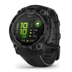 Garmin Instinct® 3 - 45mm AMOLED Black with Black Silicone Band Garmin Instinct® 3 - 45mm AMOLED Black with Black Silicone Band