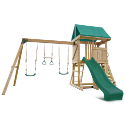 Lifespan Kids Carindale Play Centre Set with 2.2m Green Slide Lifespan Kids Carindale Play Centre Set with 2.2m Green Slide