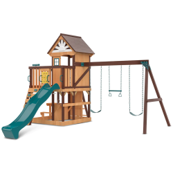 Lifespan Kids Coventry Play Centre Set with 2.2m Green Slide Lifespan Kids Coventry Play Centre Set with 2.2m Green Slide